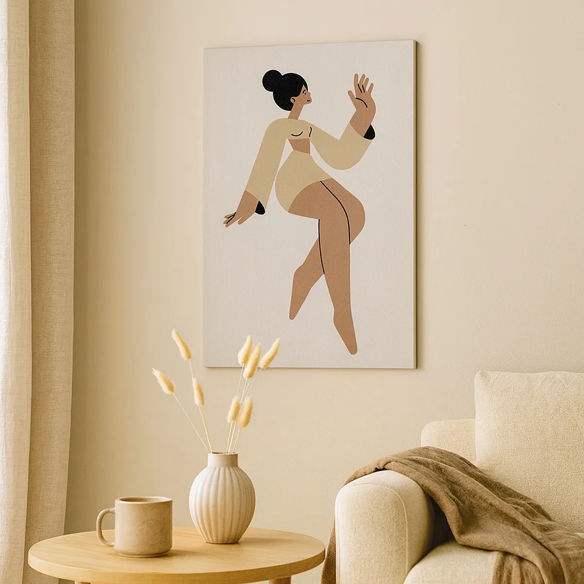 Quadro em tela - Uma forma graciosa - 50x70 cm