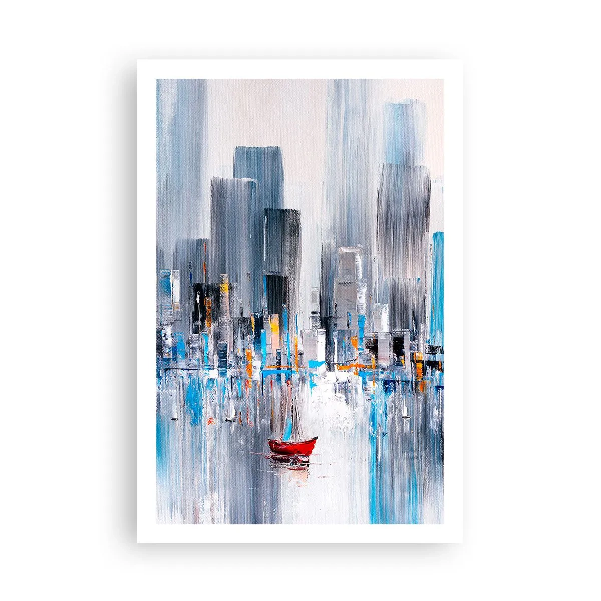 Pôster - Uma metrópole à beira da baía - 61x91 cm