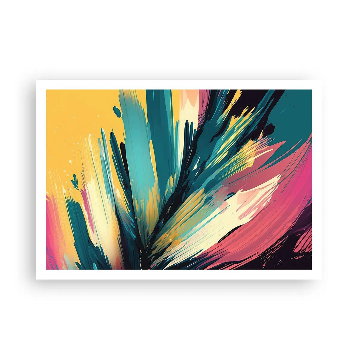 Pôster - Composição – uma explosão de alegria - 100x70 cm