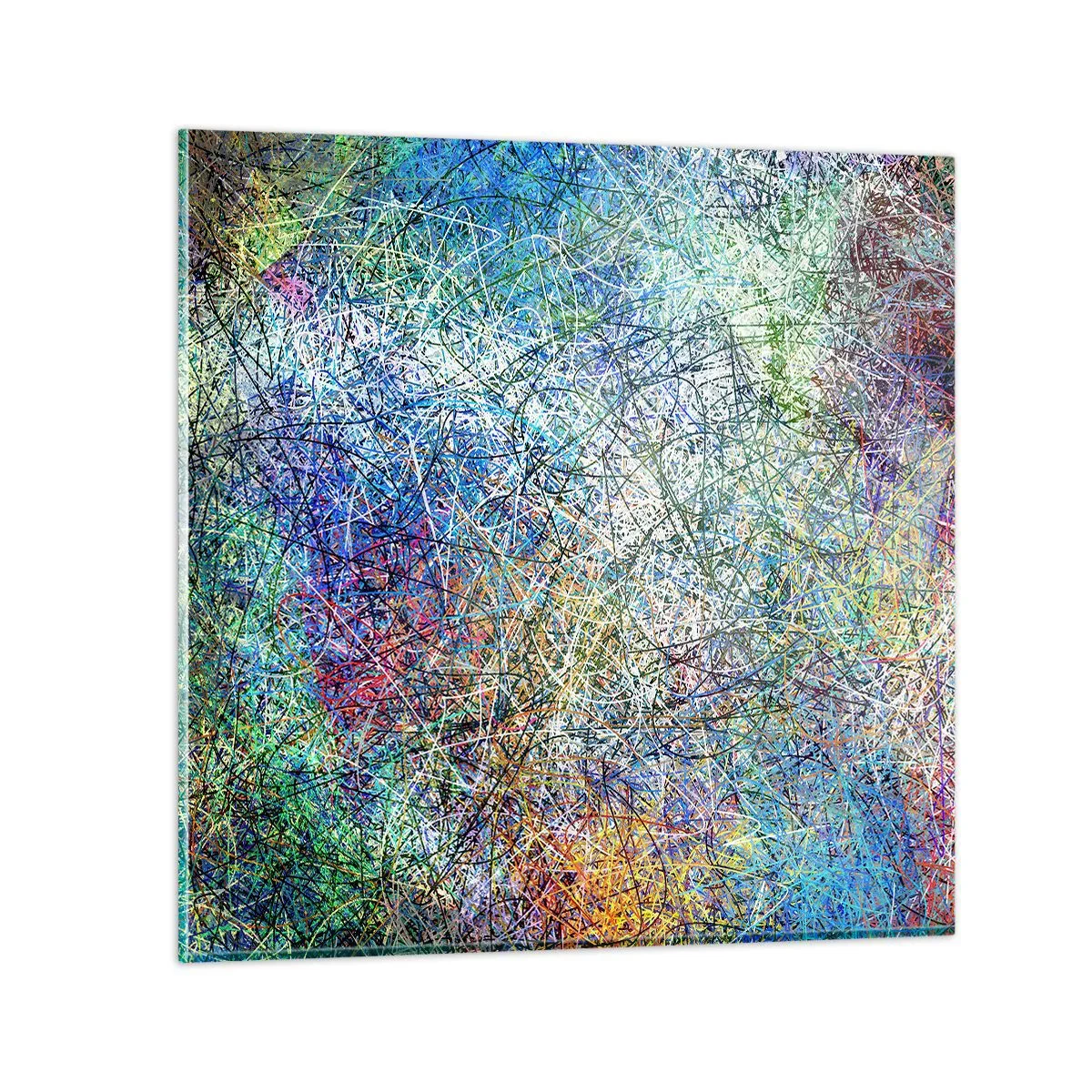 Quadro em vidro - Não é assim tão simples - 70x70 cm