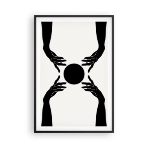 Pôster com moldura preta - Sinal secreto - 61x91 cm