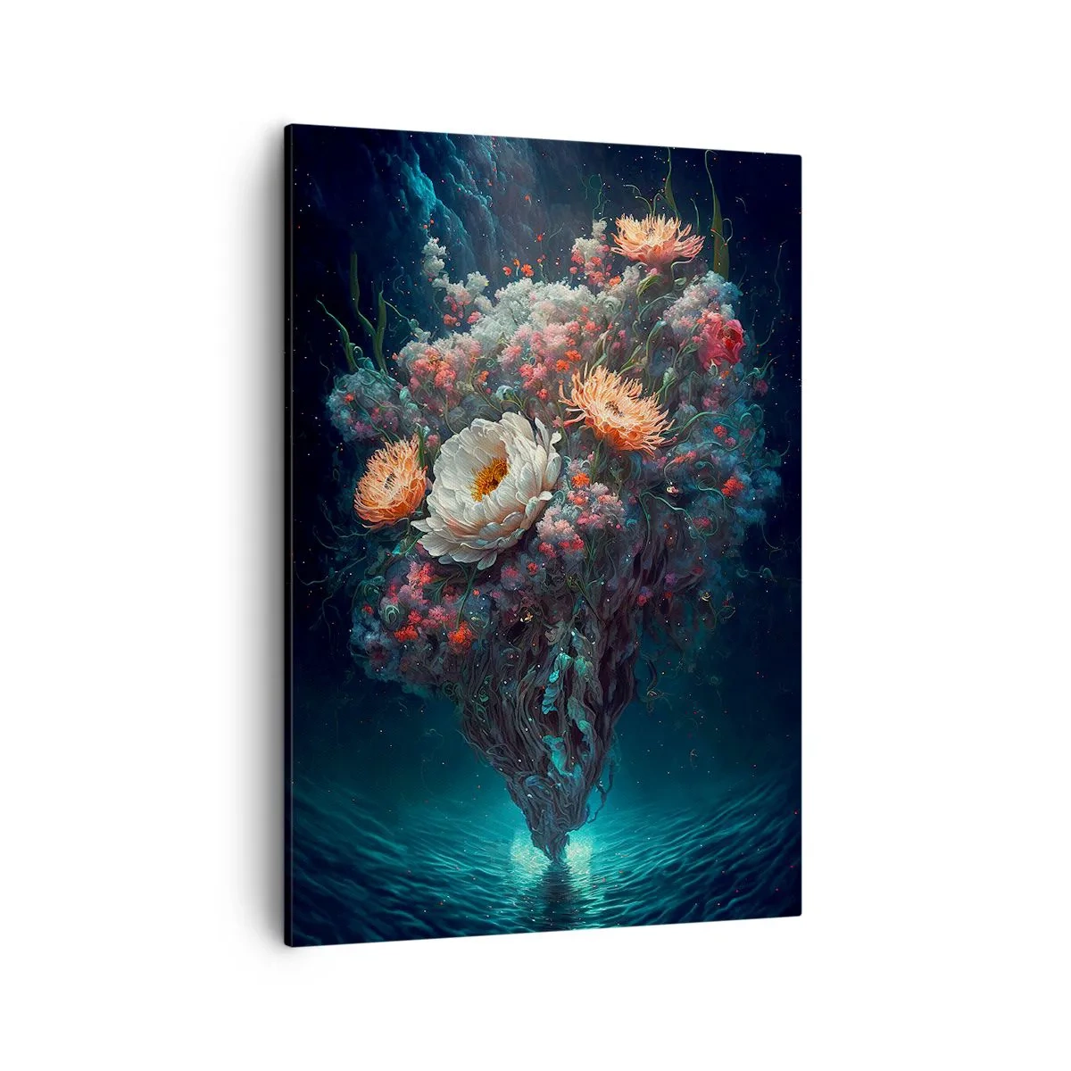 Quadro em tela - Um estranho jardim - 50x70 cm