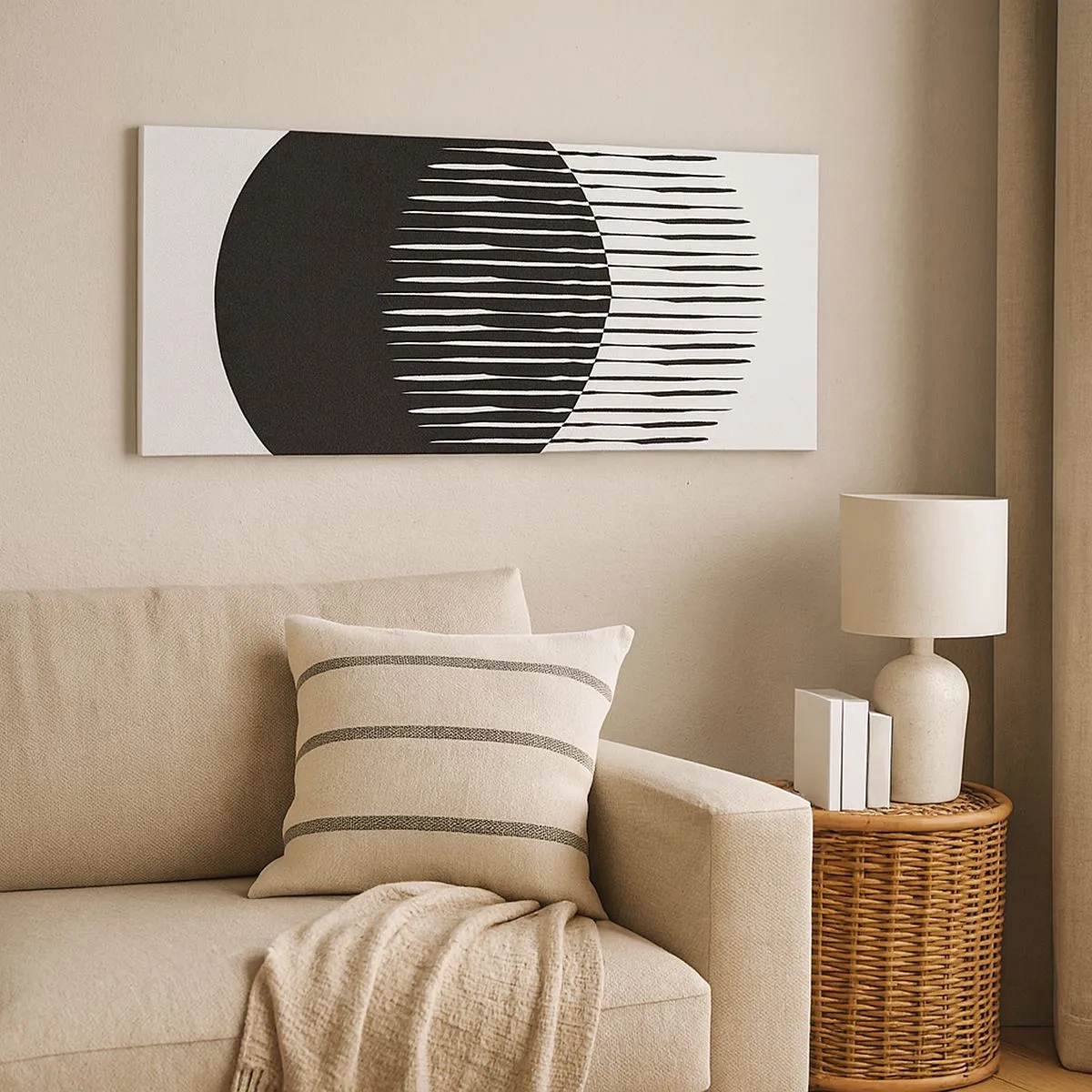 Quadro em tela - Seu alter ego - 100x40 cm