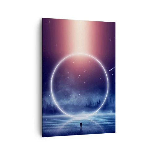 Quadro em tela - Eles já estão aqui... - 70x100 cm