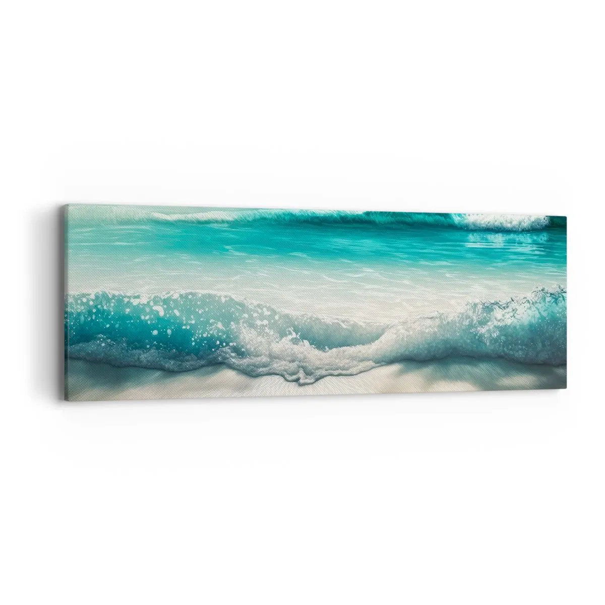 Quadro em tela - A paz do oceano - 90x30 cm