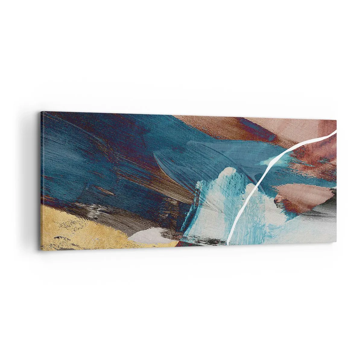 Quadro em tela - Com elegância e energia - 100x40 cm
