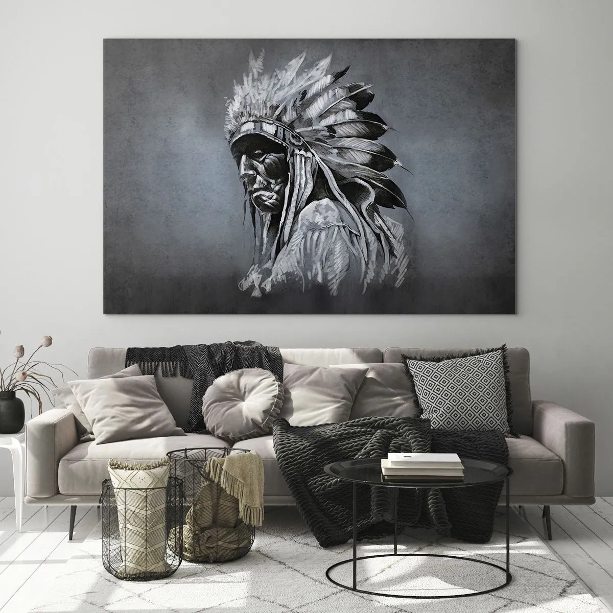 Quadro em vidro - De volta às raízes - 120x80 cm