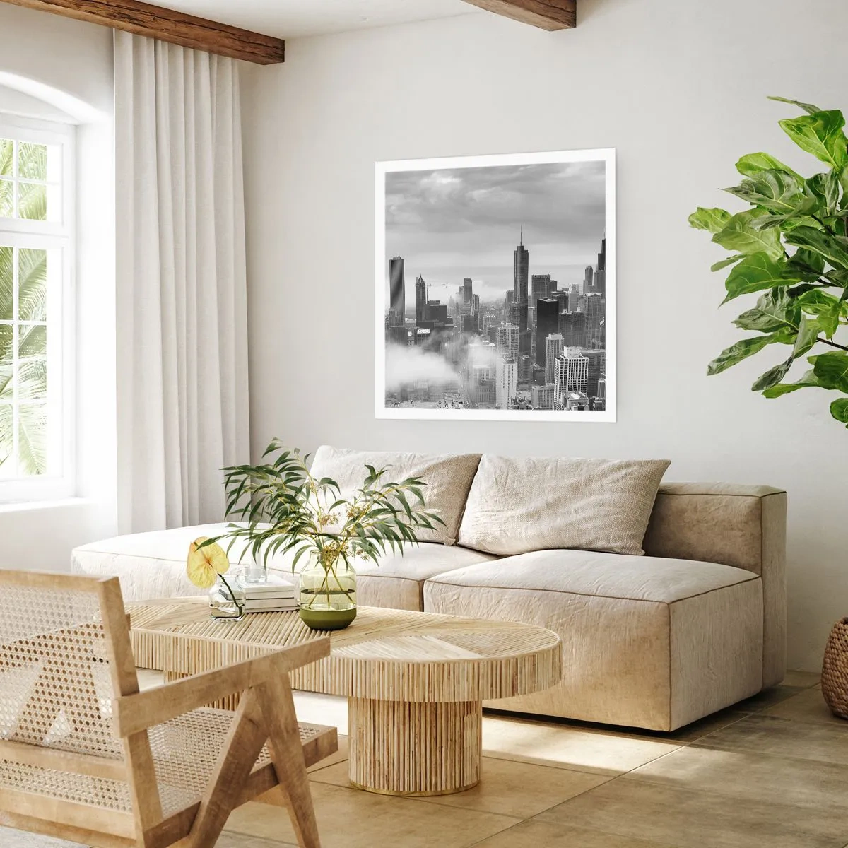 Pôster - Paisagem americana - 40x40 cm