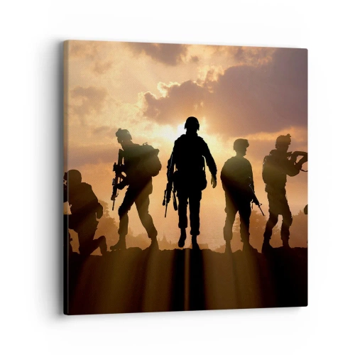 Quadro em tela - Brothers in arms - 40x40 cm