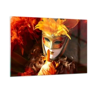Quadro em vidro - O mistério faz parte do jogo - 120x80 cm