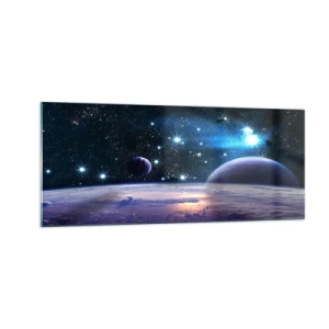 Quadro em vidro - Ainda sozinhos? - 100x40 cm