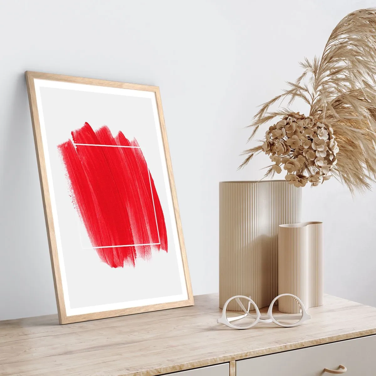 Pôster com moldura de carvalho claro - Fora do quadro - 61x91 cm
