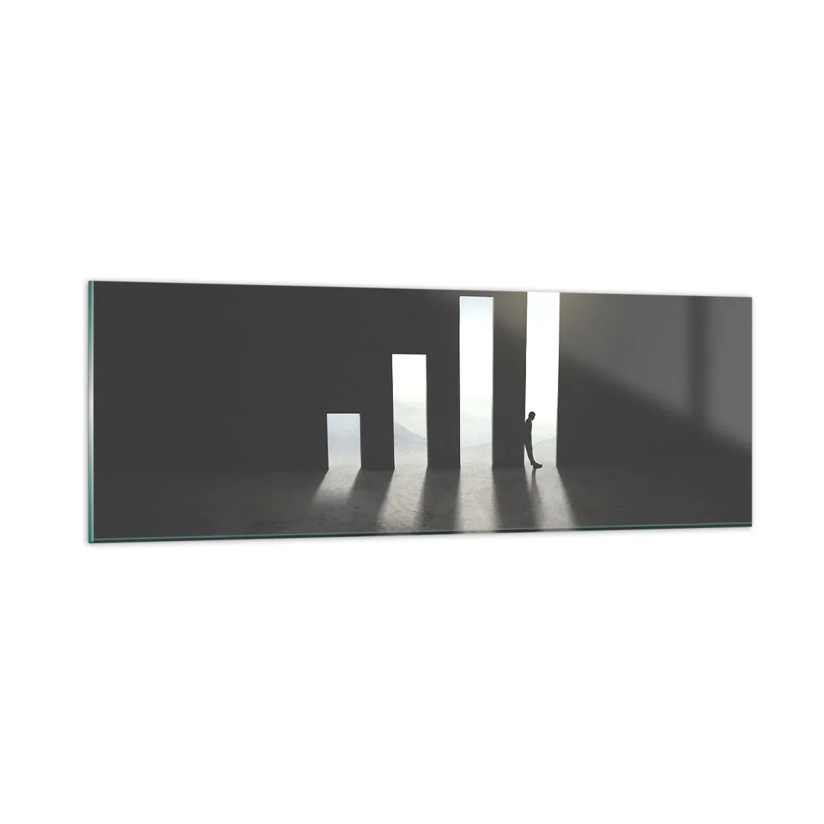 Quadro em vidro - Sucesso – impressão - 90x30 cm