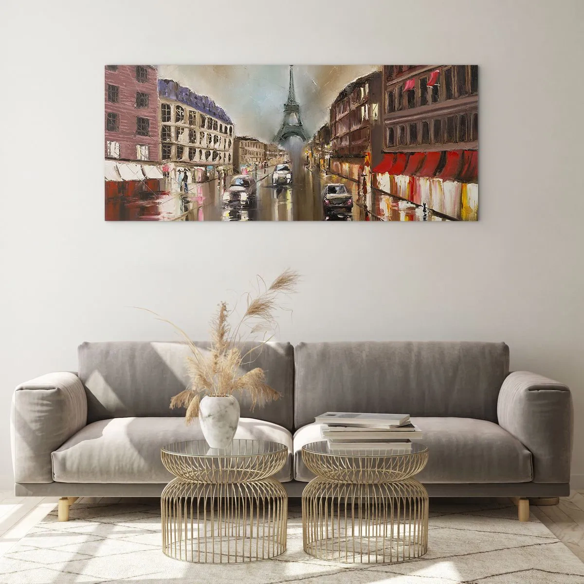 Quadro em vidro - Só ela importa - 140x50 cm