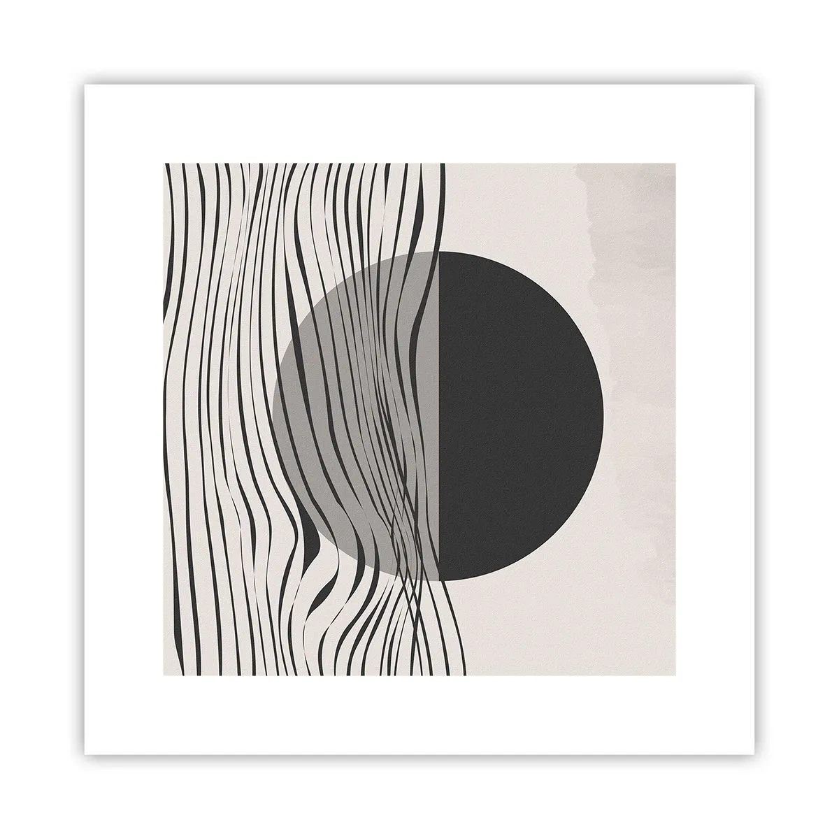 Pôster - Composição da metade - 30x30 cm