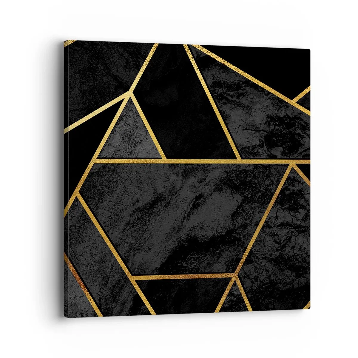 Quadro em tela - Escuridão e esplendor - 40x40 cm