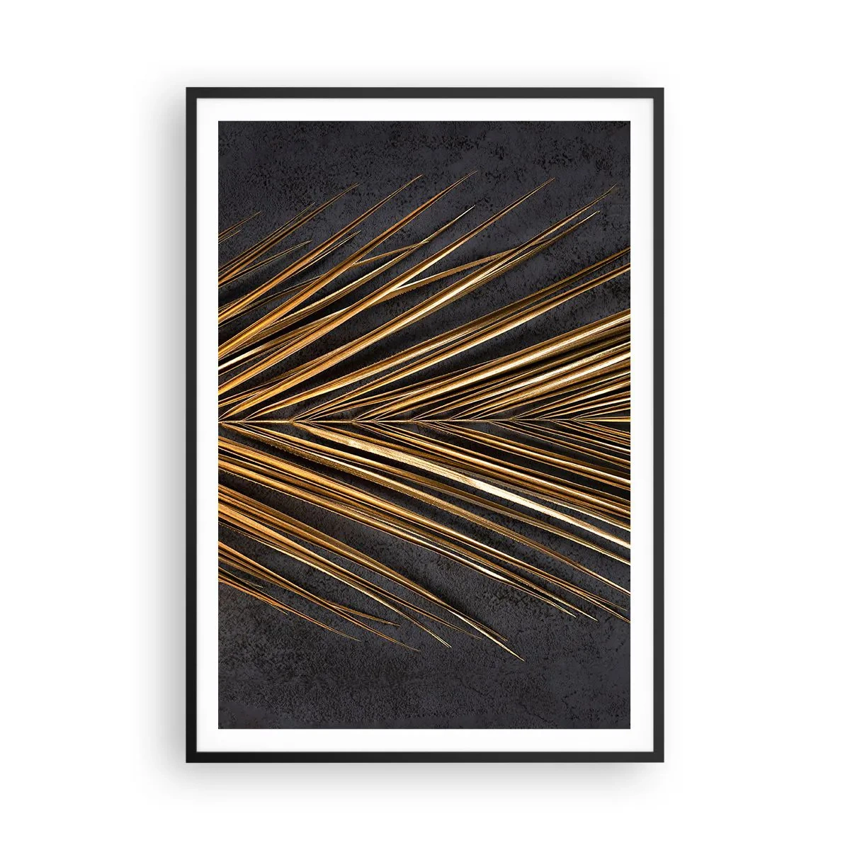Pôster com moldura preta - Ouro dos trópicos - 70x100 cm
