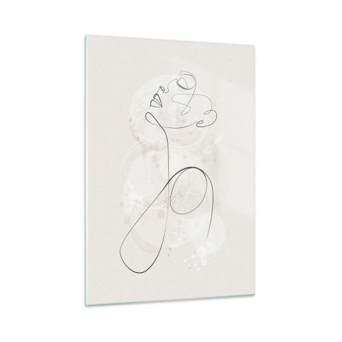 Quadro em vidro - O espiral de beleza - 50x70 cm