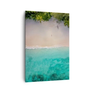 Quadro em tela - Praia do paraíso - 70x100 cm