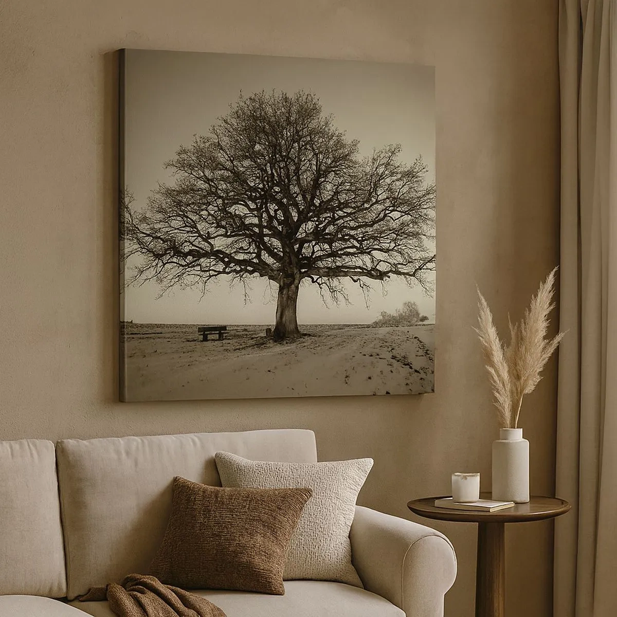 Quadro em tela - Daqui para a eternidade - 30x30 cm