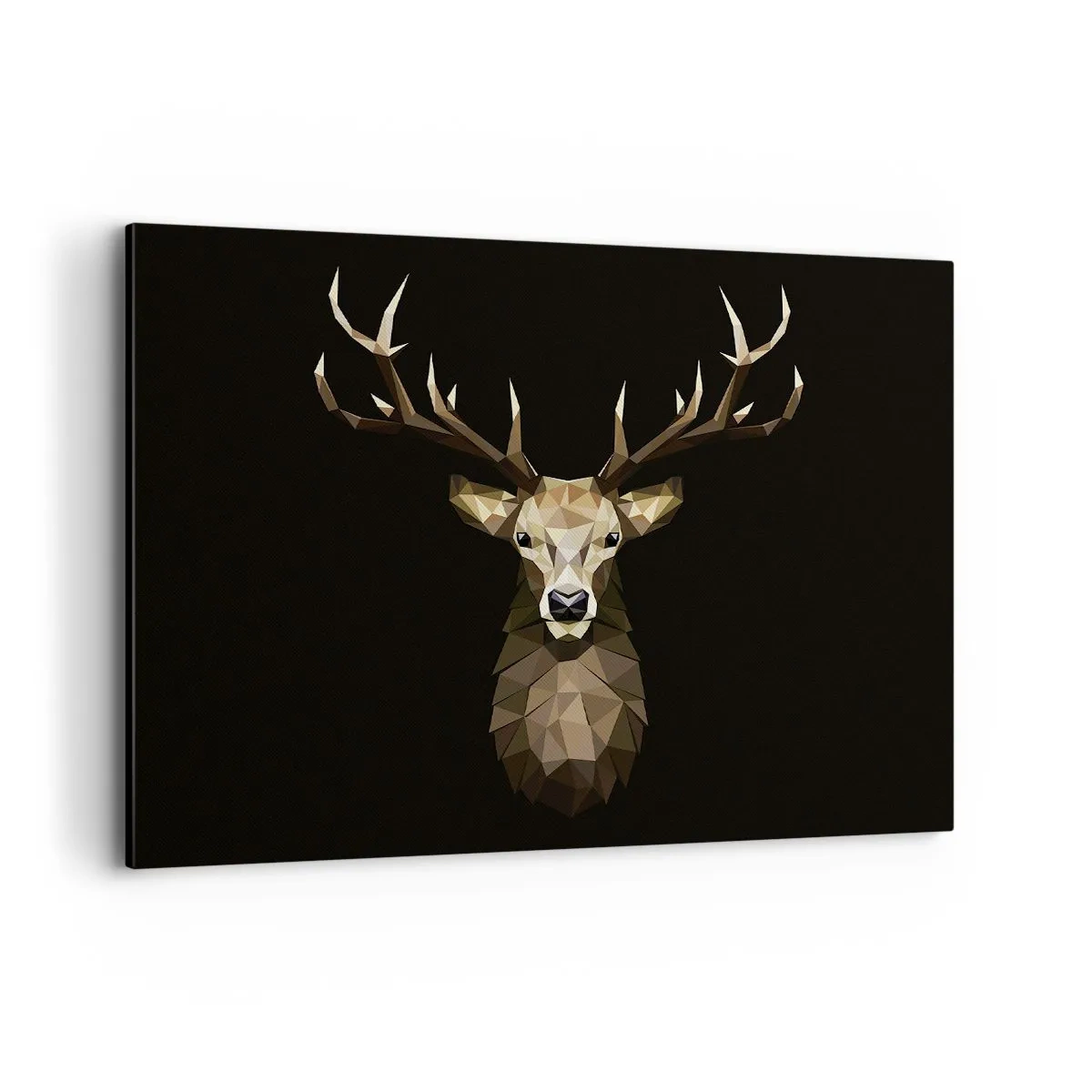 Quadro em tela - Veado cubista - 100x70 cm