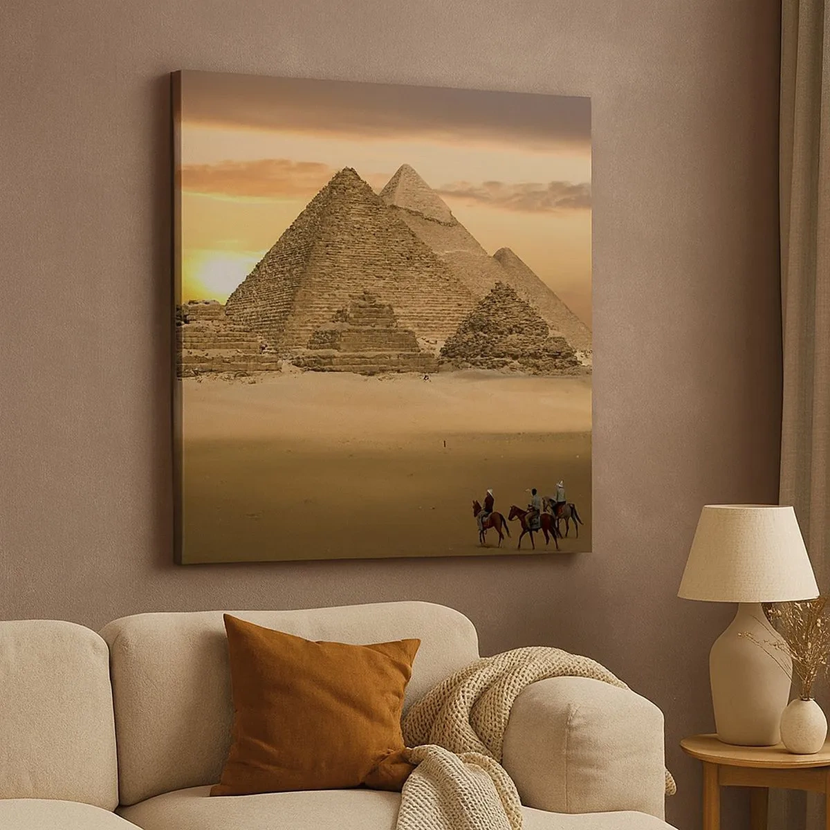 Quadro em tela - Sem mudança durante milhares de anos - 30x30 cm