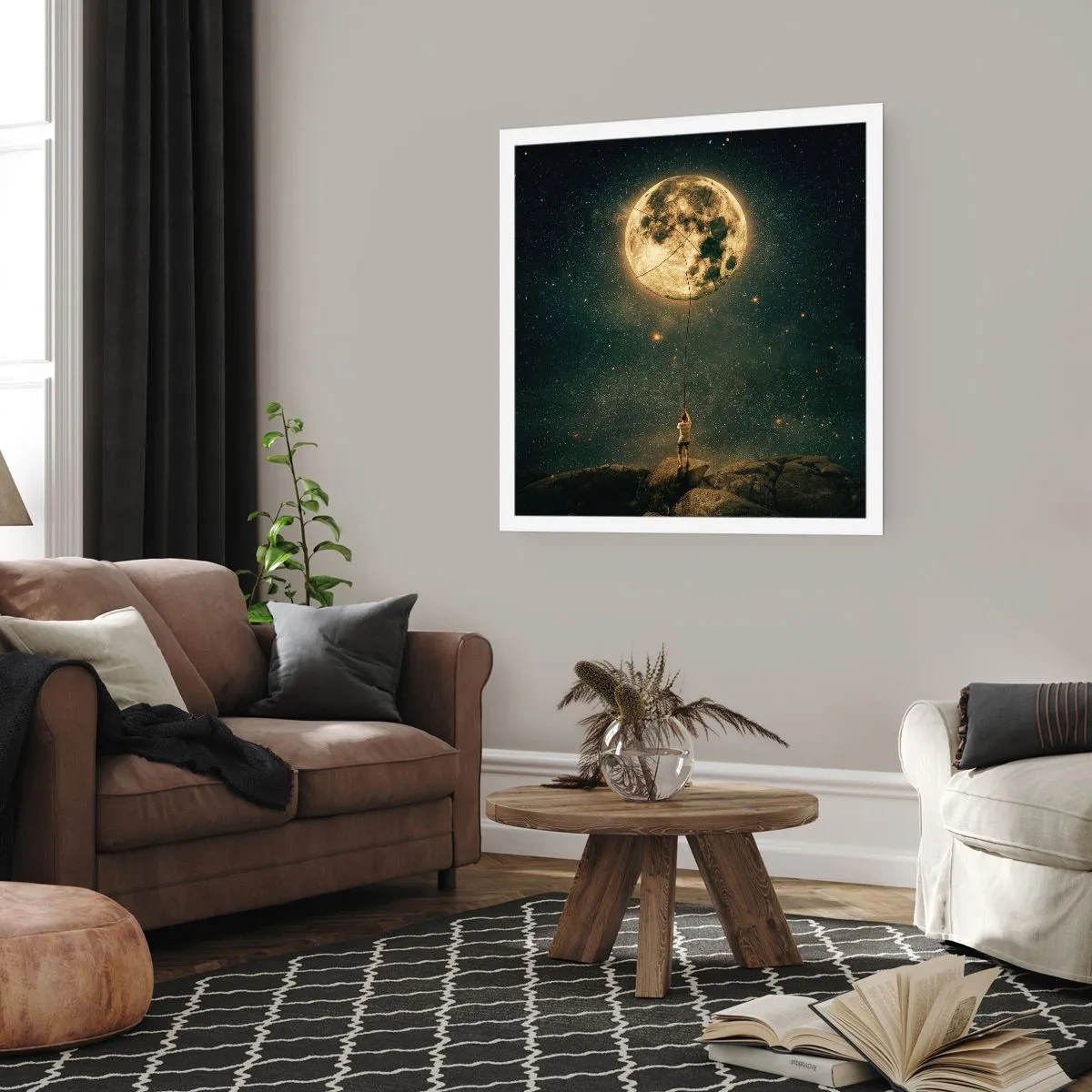 Pôster - Aquele que roubou a lua - 40x40 cm