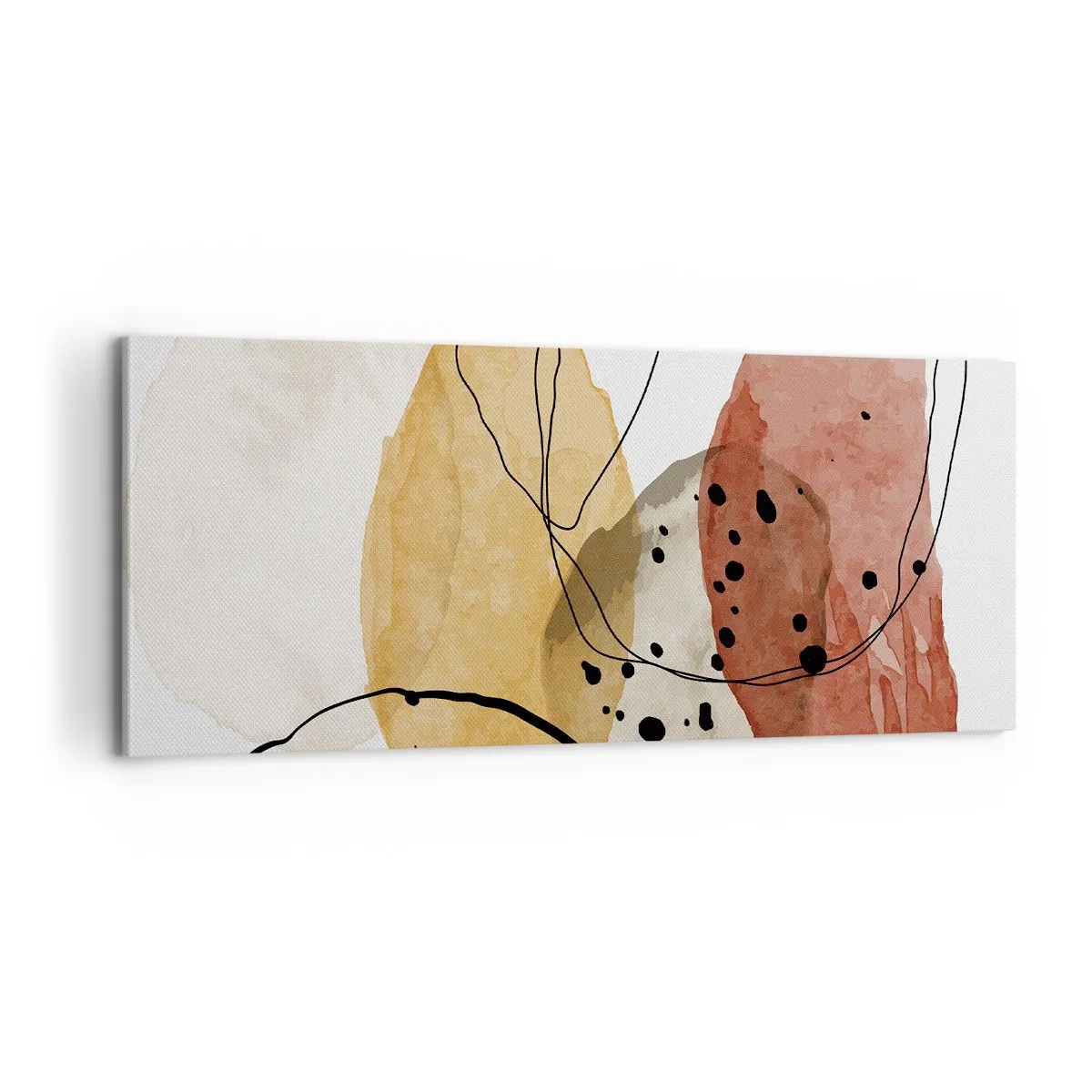 Quadro em tela - Como o ar leve e transparente - 100x40 cm