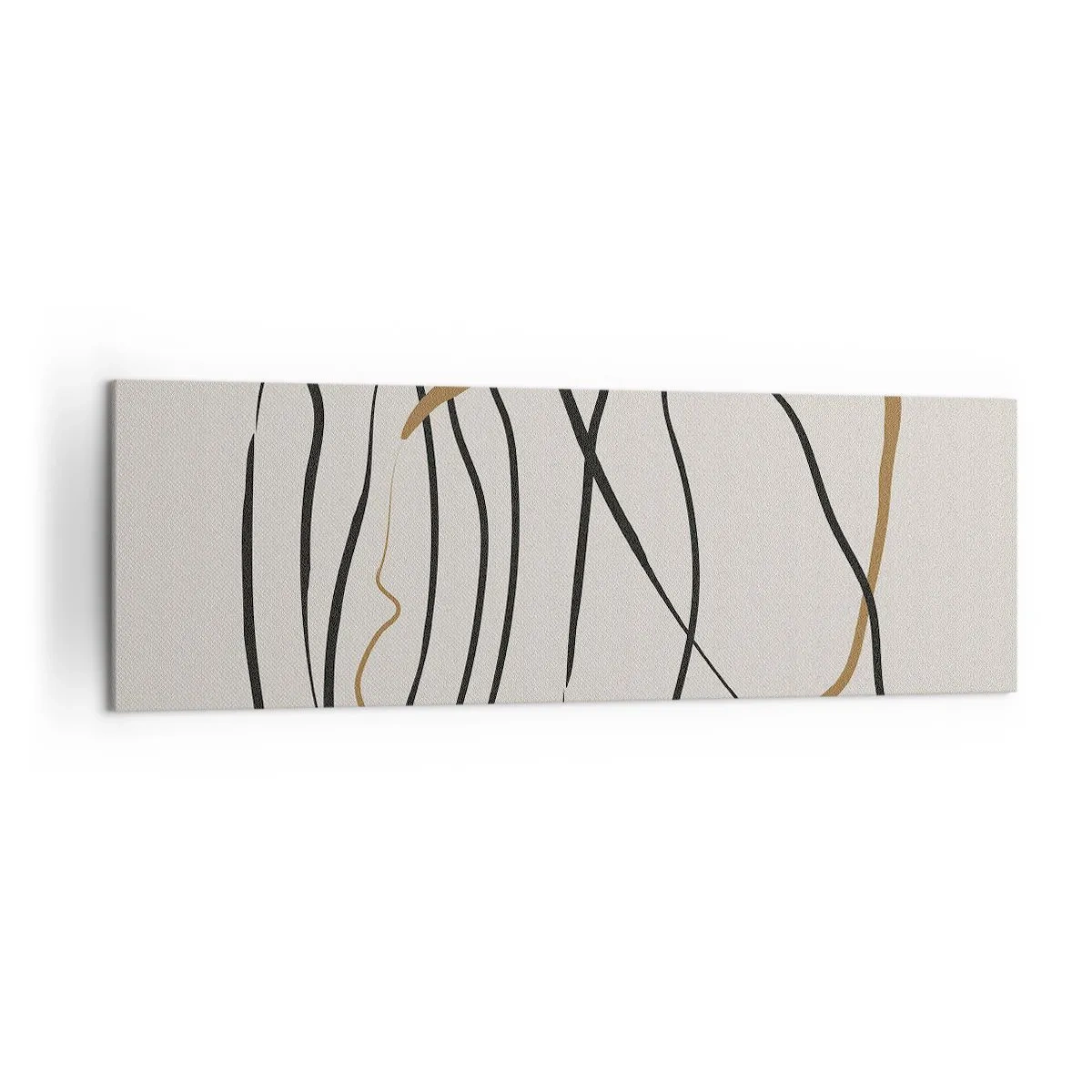 Quadro em tela - Composição – dança em loop - 160x50 cm