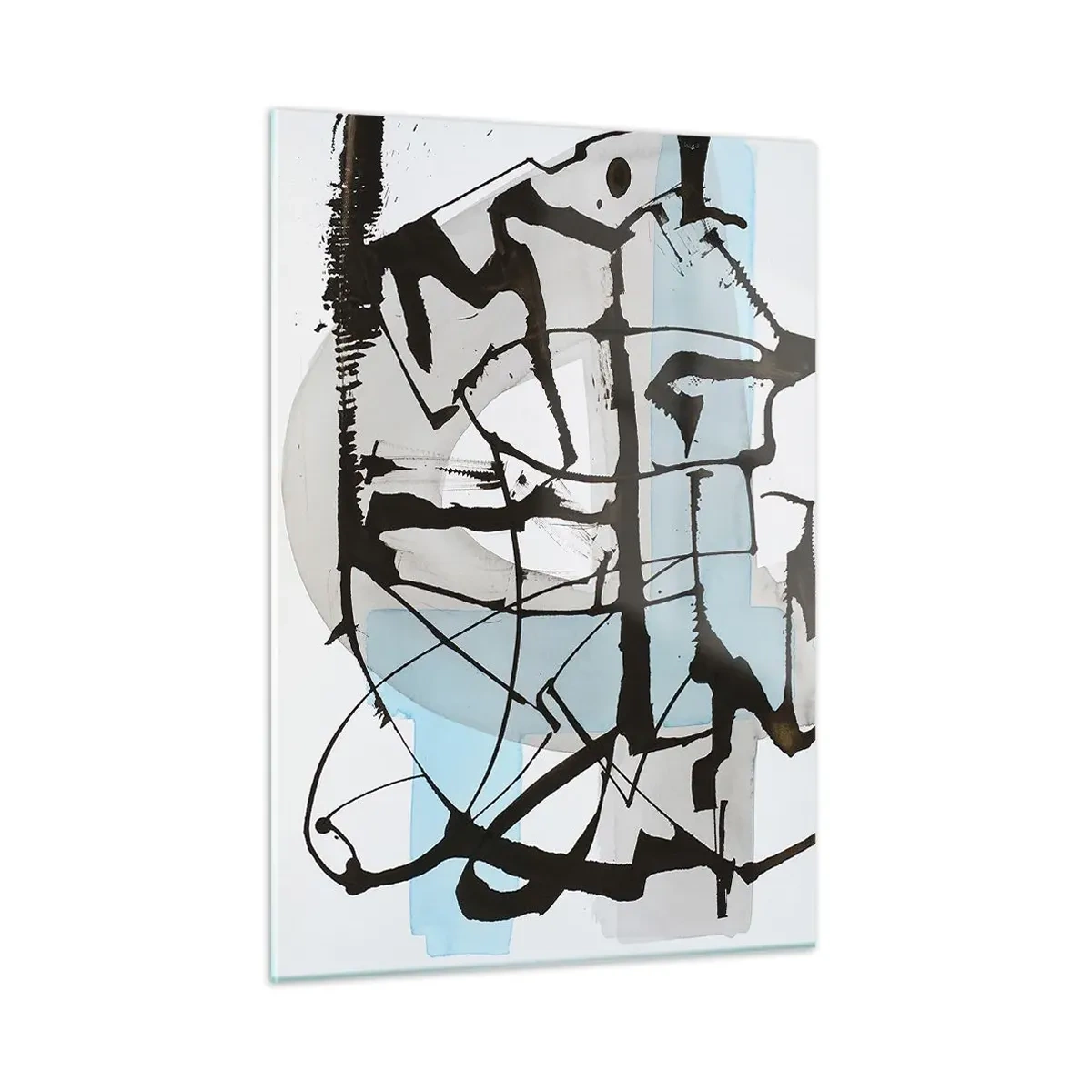 Quadro em vidro - Azul mesmo assim - 50x70 cm