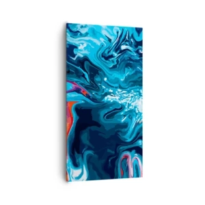 Quadro em tela - Viagem ao centro do céu - 65x120 cm