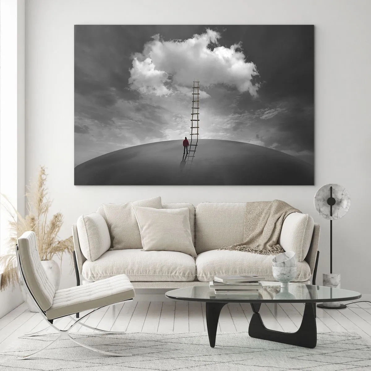 Quadro em vidro - Tudo é possível - 100x70 cm