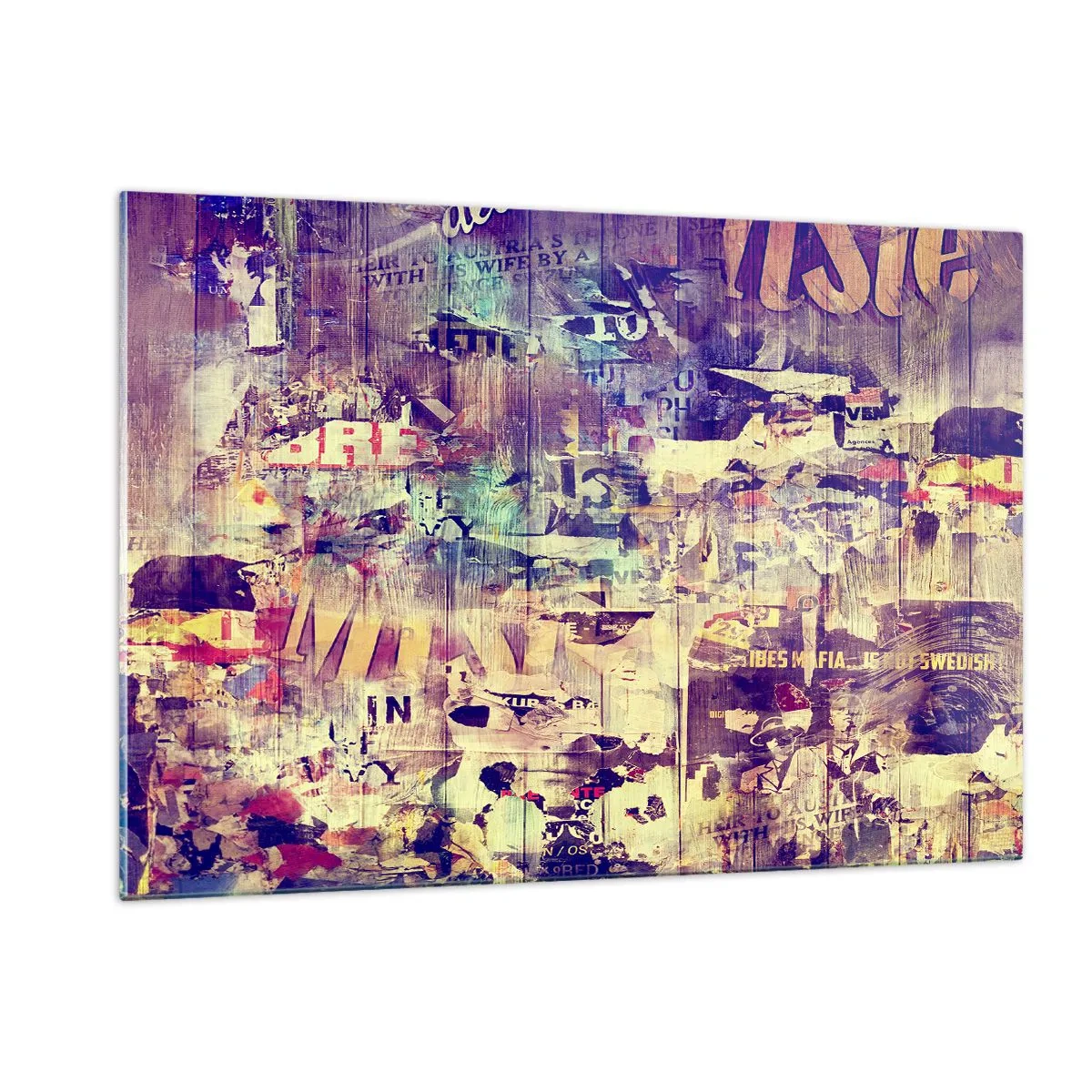 Quadro em vidro - E isso é tudo o que resta - 120x80 cm