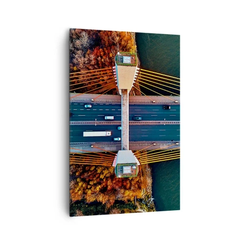 Quadro em tela - Além das águas, além das florestas - 80x120 cm