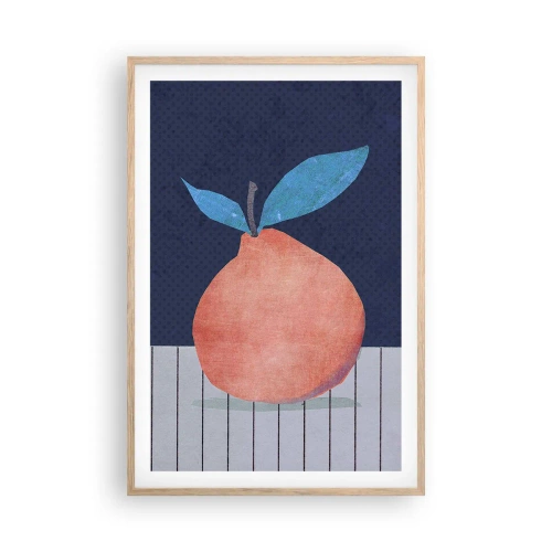 Pôster com moldura de carvalho claro - Convexidade e plano - 61x91 cm