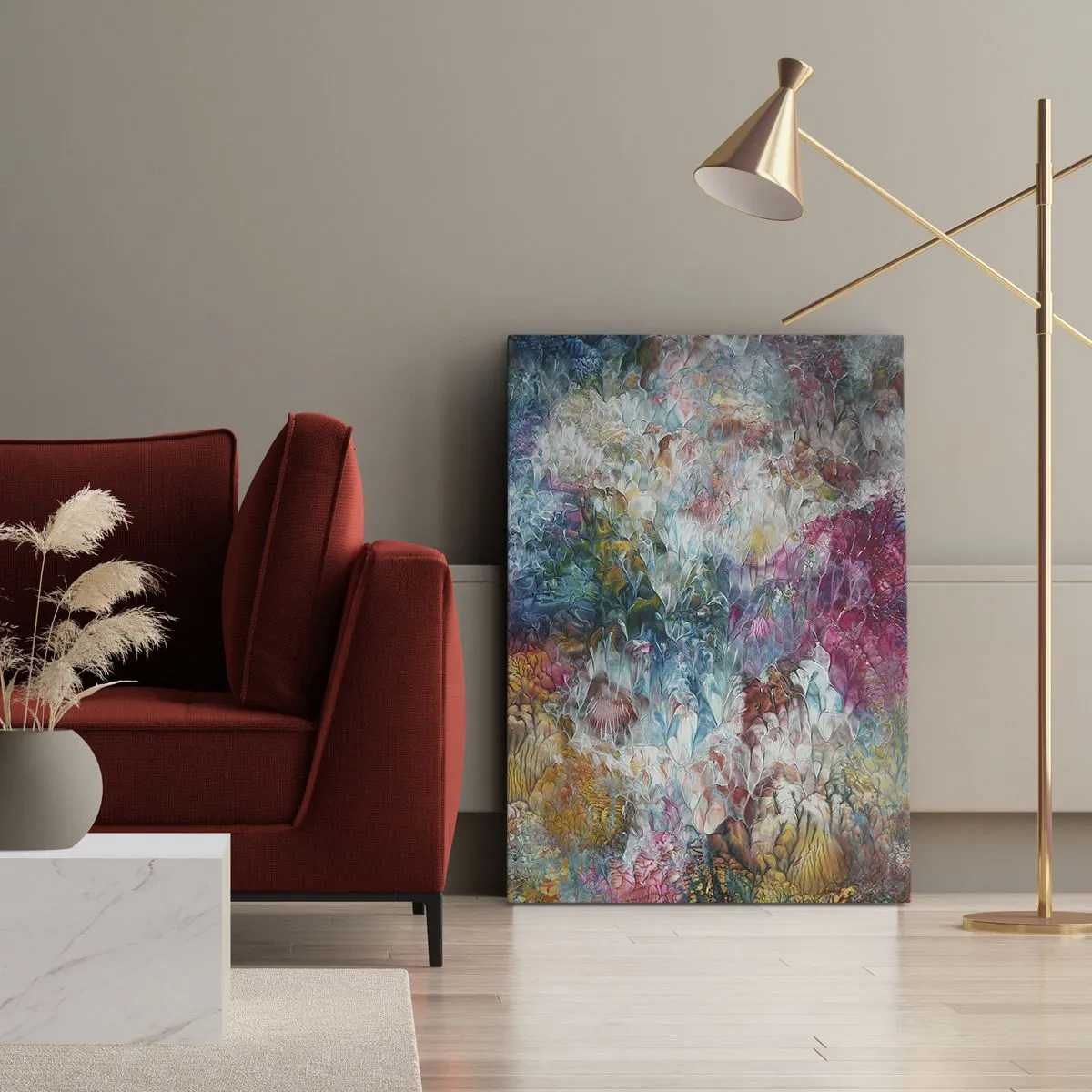 Quadro em tela - Em plena floração - 70x100 cm