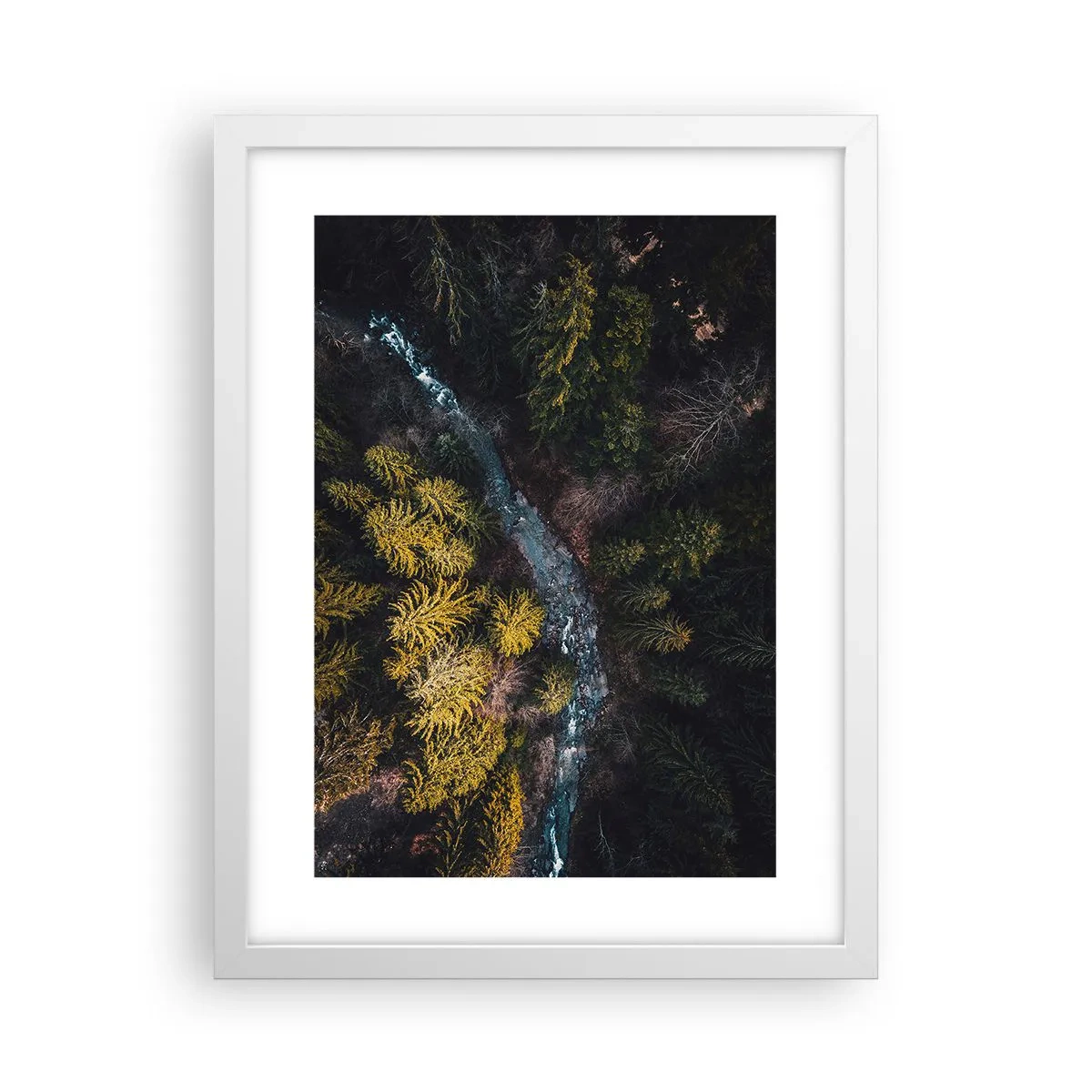 Pôster em moldura branca - Rápido e cada vez mais rápido - 30x40 cm