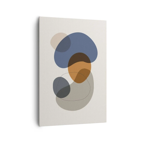 Quadro em tela - Gotas de cor - 70x100 cm