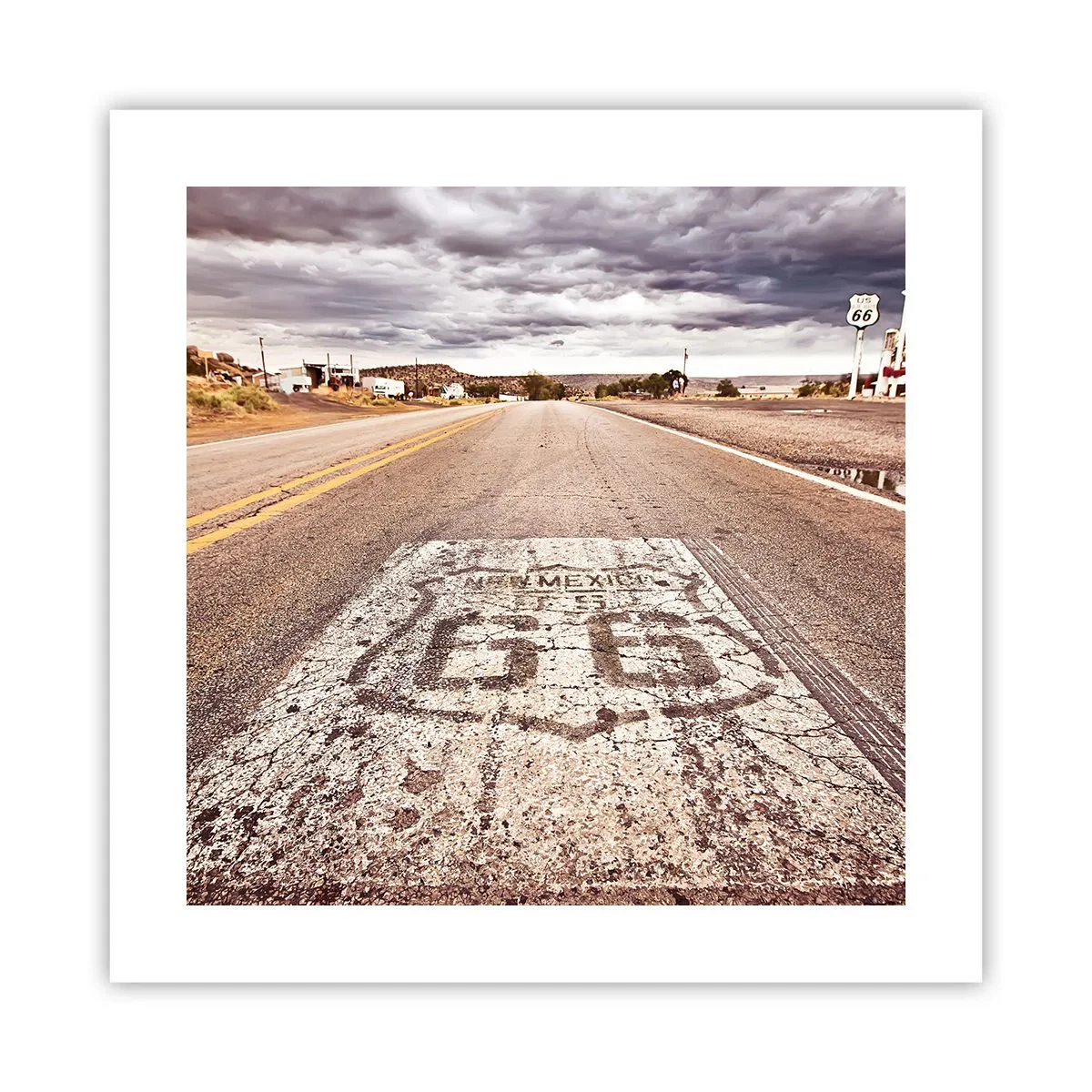 Pôster - Mother Road - uma lenda americana - 40x40 cm
