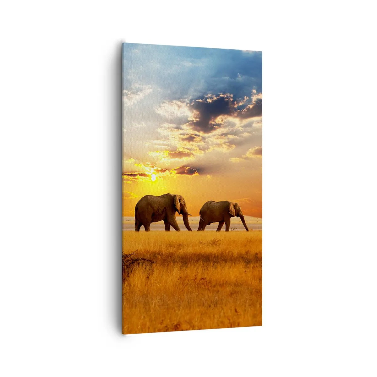 Quadro em tela - Caminhada em família - 65x120 cm