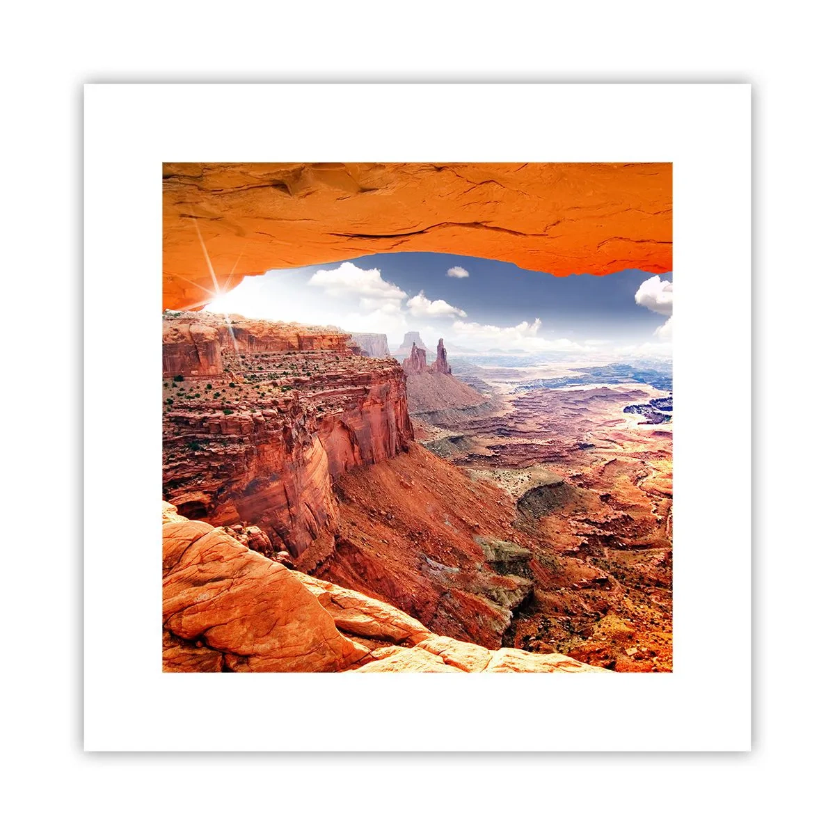 Pôster - Esculpido pela própria natureza - 30x30 cm