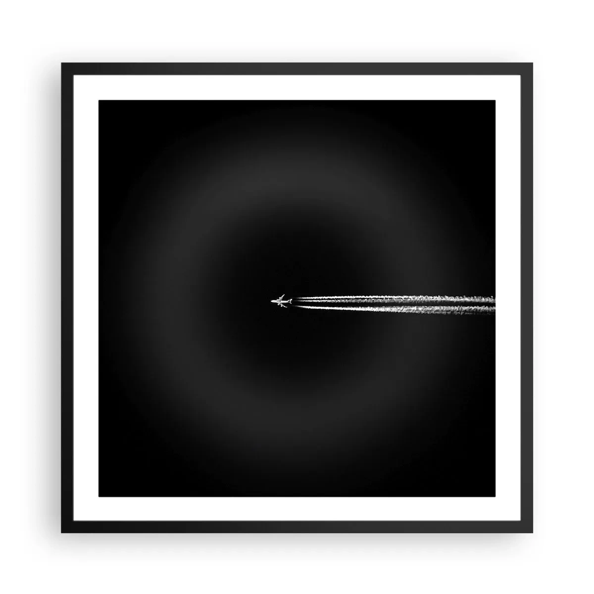 Pôster com moldura preta - Em outra dimensão - 60x60 cm