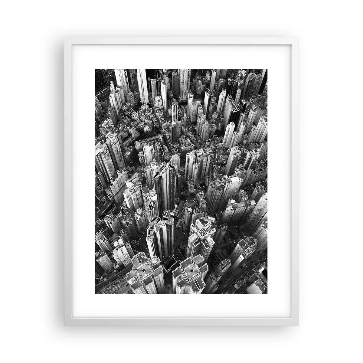 Pôster em moldura branca - Ainda mais alto e mais alto - 40x50 cm