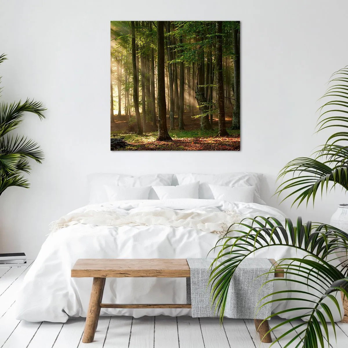 Quadro em tela - Radiante em uma manhã de primavera - 50x50 cm
