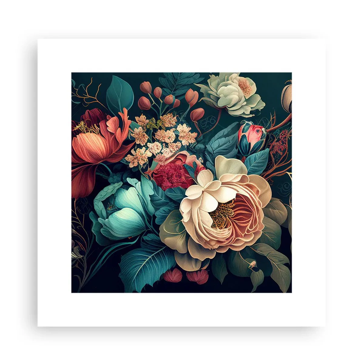 Pôster - Charme do século 19 - 30x30 cm