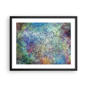 Pôster com moldura preta - Não é assim tão simples - 50x40 cm