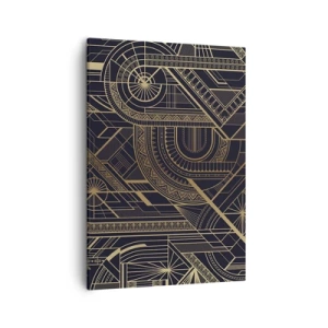 Quadro em tela - Conceitos, ideias, planos - 50x70 cm