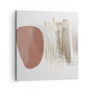 Quadro em tela - Colunata abstrata - 60x60 cm