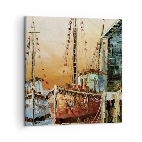 Quadro em tela - Um regresso tranquilo - 50x50 cm