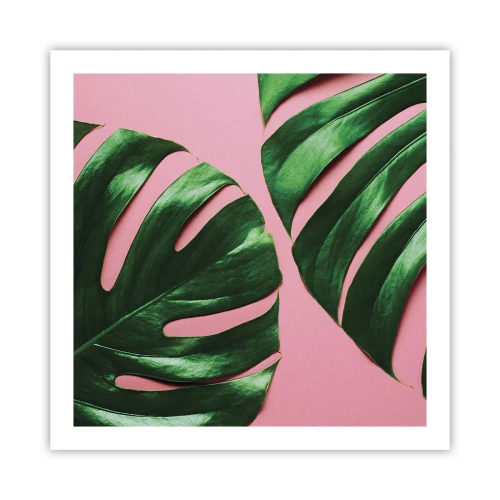 Pôster - Encontro verde - 60x60 cm